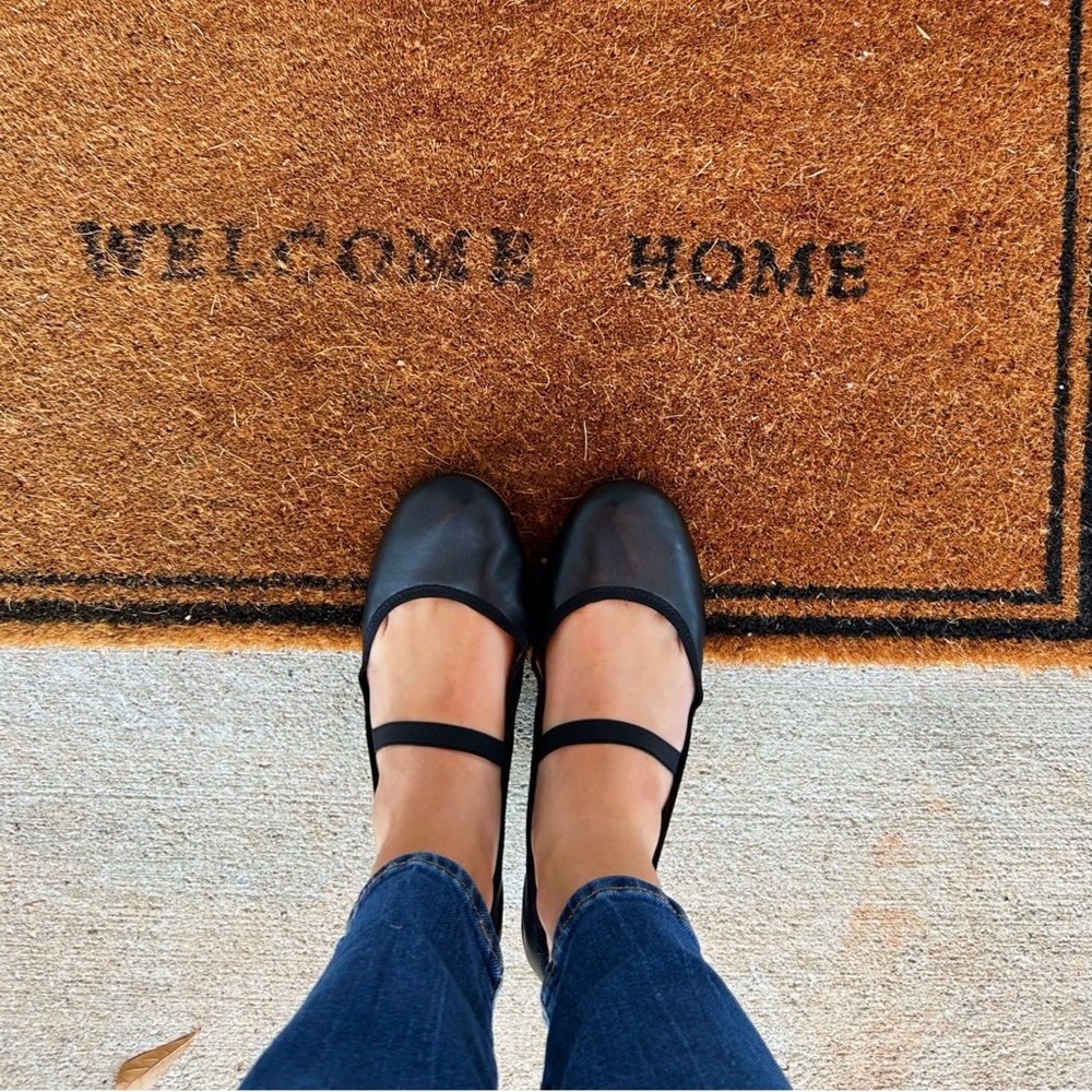 Lucky Brand Black Mary Jane Flats